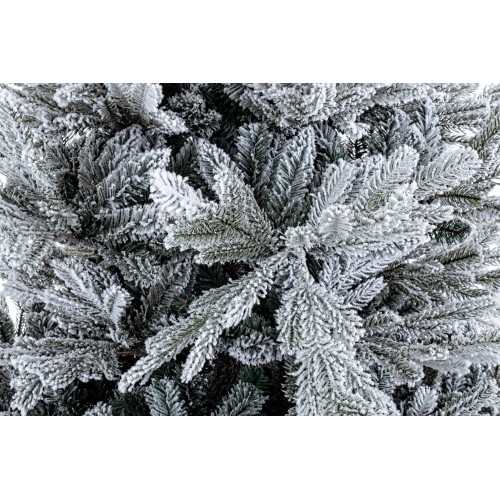 Alberi di Natale Bizzotto Albero di Natale Bernina Innevato 210 cm, Diametro 150cm, Apertura a Ombrello