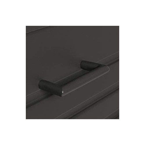 Accessori giardino Bizzotto baule atlantic s antracite con ruote esterno giardino arredo cuscini