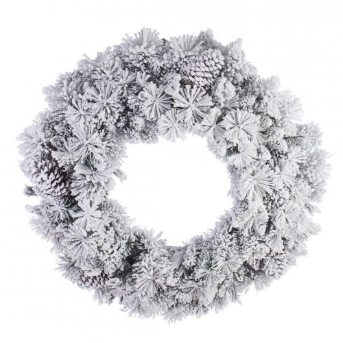 Fuoriporta natalizio Bizzotto corona di natale arves innevato d60 936375