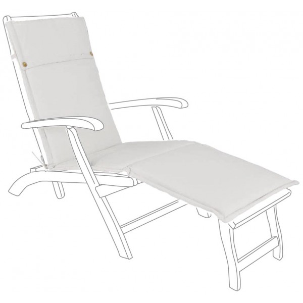 Cuscineria Bizzotto cuscino lettino steamer poly 805626 per arredo esterno