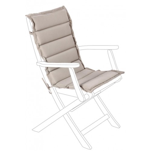 Cuscineria Bizzotto cuscino schienale medio trapuntato grigio idrorepellente 806293