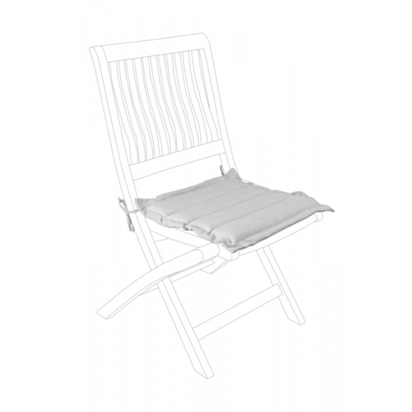 Cuscineria Bizzotto cuscino trapuntato seduta colore perla 806394 44x42 cm