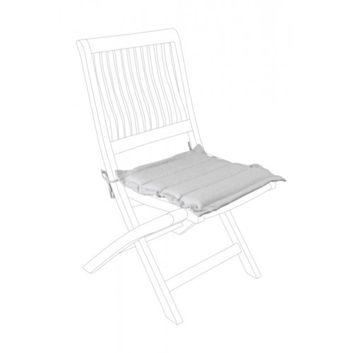 Cuscineria Bizzotto cuscino trapuntato seduta colore perla 806394 44x42 cm