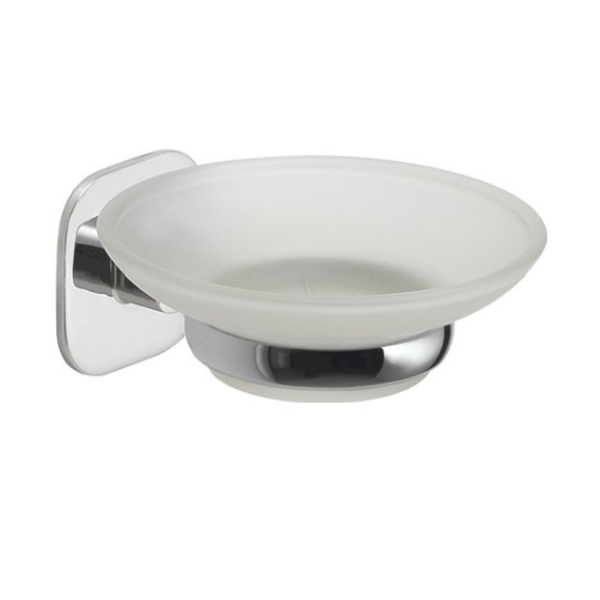 Portasapone Portasapone in acciaio inox parete  teide cromato