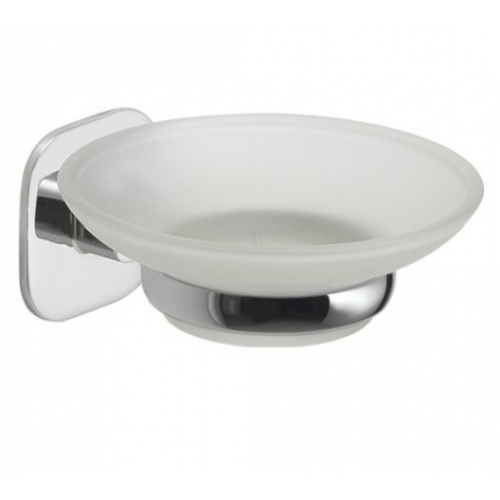 Portasapone Portasapone in acciaio inox parete  teide cromato