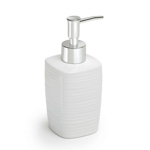 Dispenser sapone Dosasapone kelly in ceramica bianco