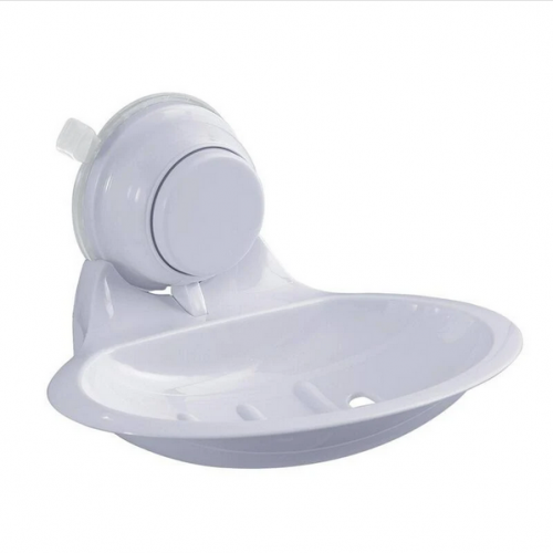 Portasapone Portasapone con ventosa vesuvio bianco