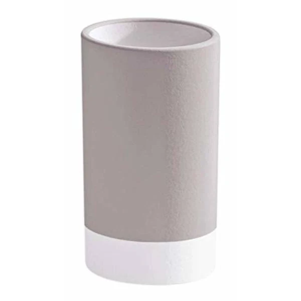 Portaspazzolini Portaspazzolini d'appoggio in ceramica new mizar tortora chiaro