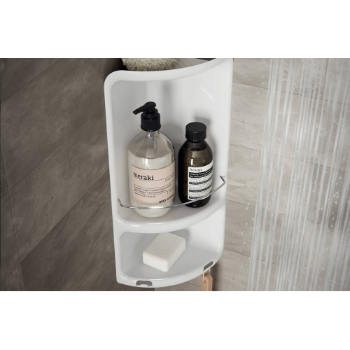 Mensole doccia Angolare per doccia 2 piani caesar