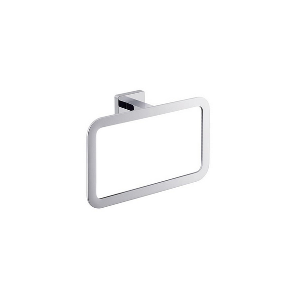 Portasciugamani Portasalviette in acciaio inox ad anello atena