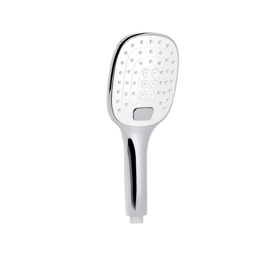 Rubinetteria Soffione doccia 3 getti cromato bianco