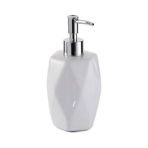 Dispenser sapone Dosasapone in ceramica dalia bianco