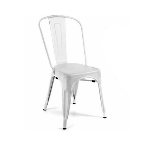 Sedie Sedia in metallo bianca