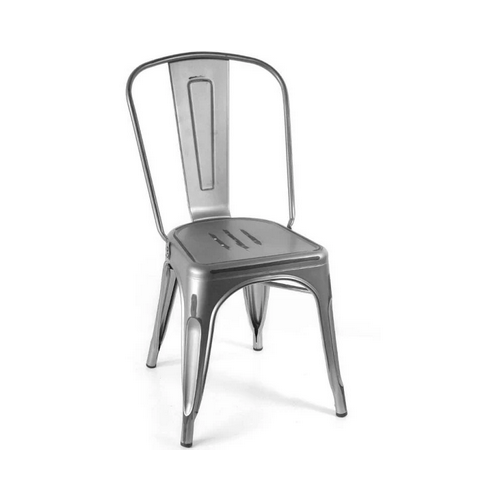 Sedie Sedia in metallo grigio
