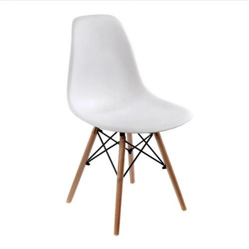 Sedie Sedia in legno e metallo bianca