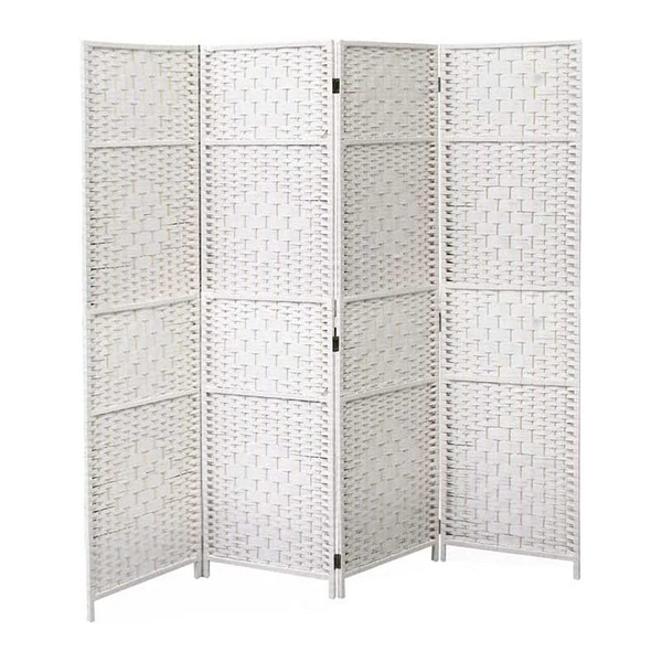 Complementi d'arredo Paravento 4 pannelli bianco180x180 cm