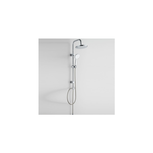 Rubinetteria Colonna e soffione doccia cromato