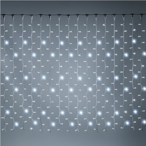 Luci natalizie Tenda luminosa 600 led bianco freddo 82107
