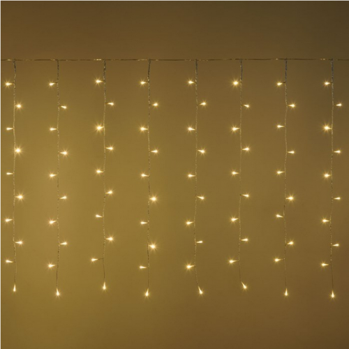 Luci natalizie Tenda luminosa 600 led bianco caldo 82114