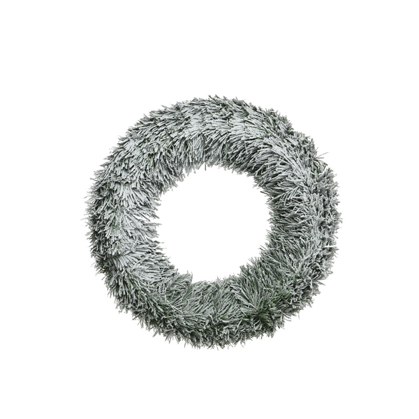 Fuoriporta natalizio Ghirlanda imperial innevata 50cm   681000