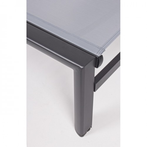 Lettini da esterno Bizzotto lettino skipper con ruote antracite 662396
