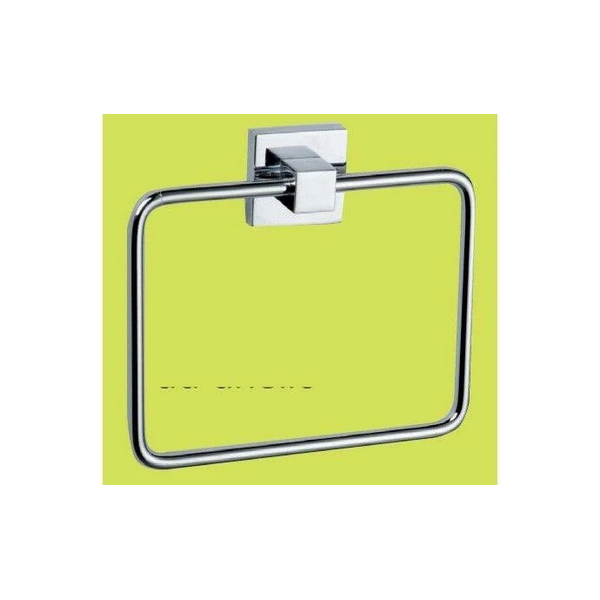 Portasciugamani Portasciugamani ad anello cromato geo