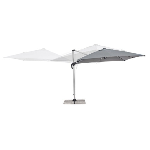 Ombrelloni Bizzotto ombrellone braccio ines 3x3 grigio 795670