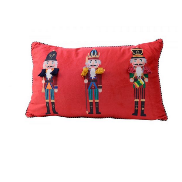 Arredo natalizio Cuscino schiaccianoci in velluto   740324