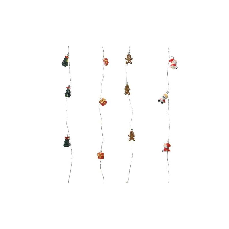 Luci natalizie Micro led x-mas - silver  warm white  483413