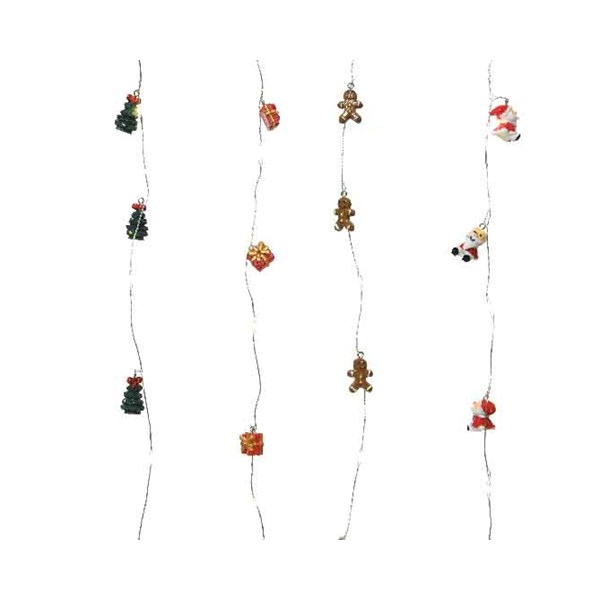 Luci natalizie Micro led x-mas - silver  warm white  483413