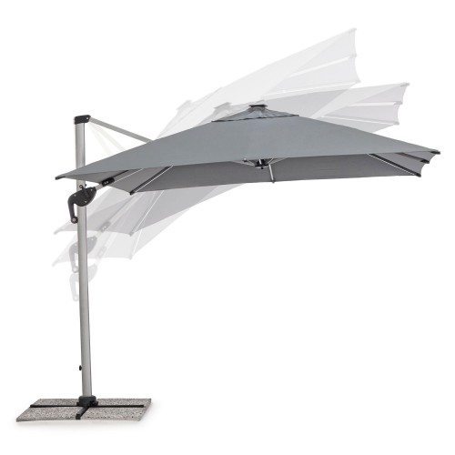 Ombrelloni Bizzotto ombrellone braccio ines 3x3 grigio 795670