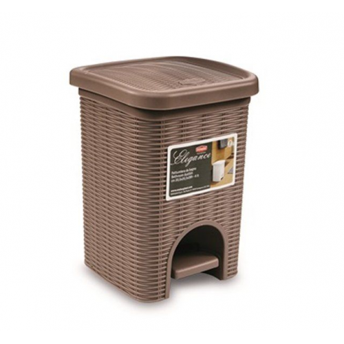 Bicchieri Pattumiera elegance tortora 6lt