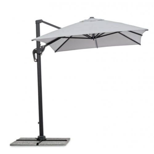 Ombrelloni Bizzotto ombrellone decentrato ines 2x3 antr/grig ch 795668