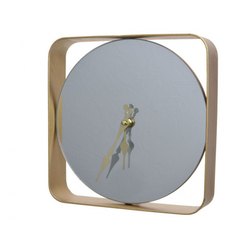 Complementi d'arredo Orologio con specchio in metallo oro  386178