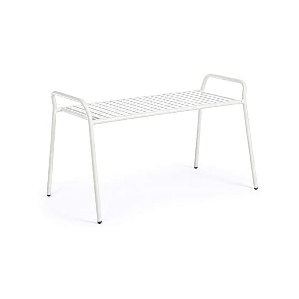 Divani da giardino Bizzotto panca giardino dalya bianca 802906