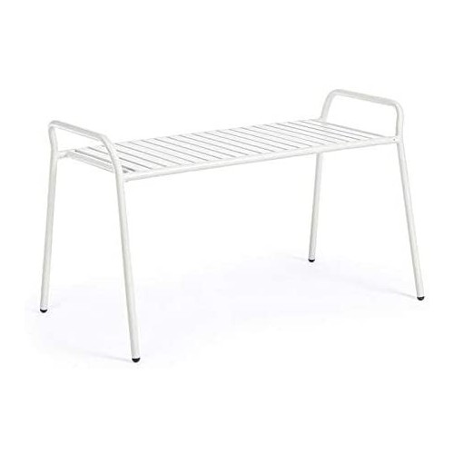 Divani da giardino Bizzotto panca giardino dalya bianca 802906