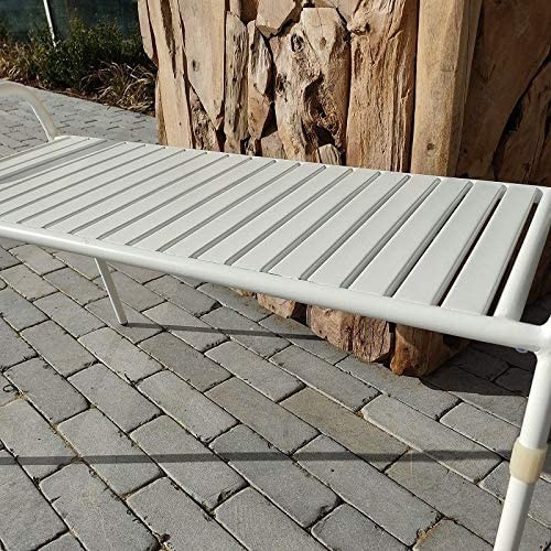 Divani da giardino Bizzotto panca giardino dalya bianca 802906