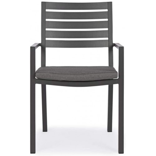Sedie da giardino Bizzotto poltrona c/c helina antracite 662929