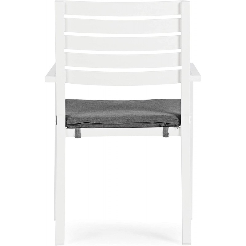 Sedie da giardino Bizzotto poltrona c/c helina bianco 662927 Sedie da giardino Bizzotto poltrona c/c helina bianco 662927