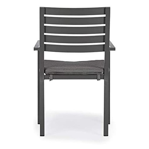 Sedie da giardino Bizzotto poltrona c/c helina antracite 662929