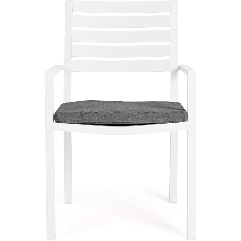 Sedie da giardino Bizzotto poltrona c/c helina bianco 662927 Sedie da giardino Bizzotto poltrona c/c helina bianco 662927