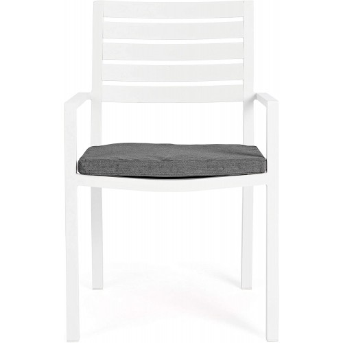 Sedie da giardino Bizzotto poltrona c/c helina bianco 662927