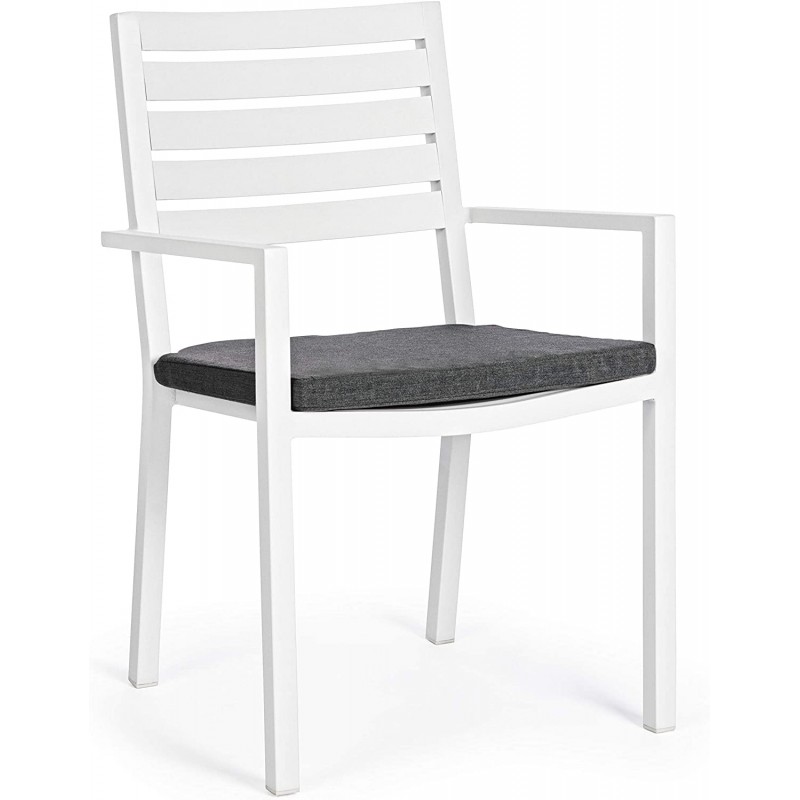 Sedie da giardino Bizzotto poltrona c/c helina bianco 662927 Sedie da giardino Bizzotto poltrona c/c helina bianco 662927