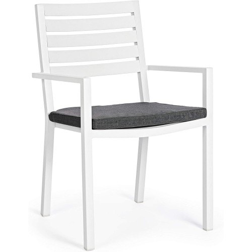 Sedie da giardino Bizzotto poltrona c/c helina bianco 662927