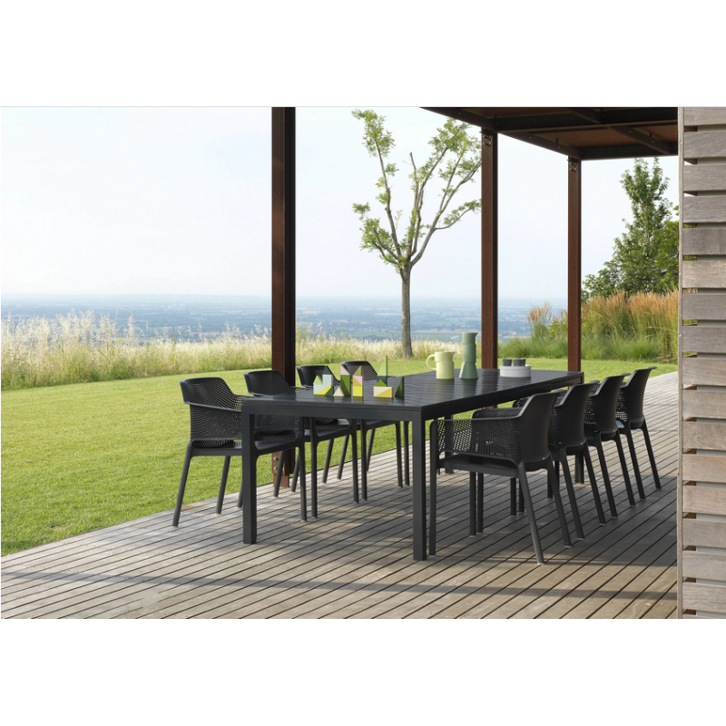 Sedie da esterno Sedia net antracite  403260200006 Sedie da esterno Sedia net antracite  403260200006