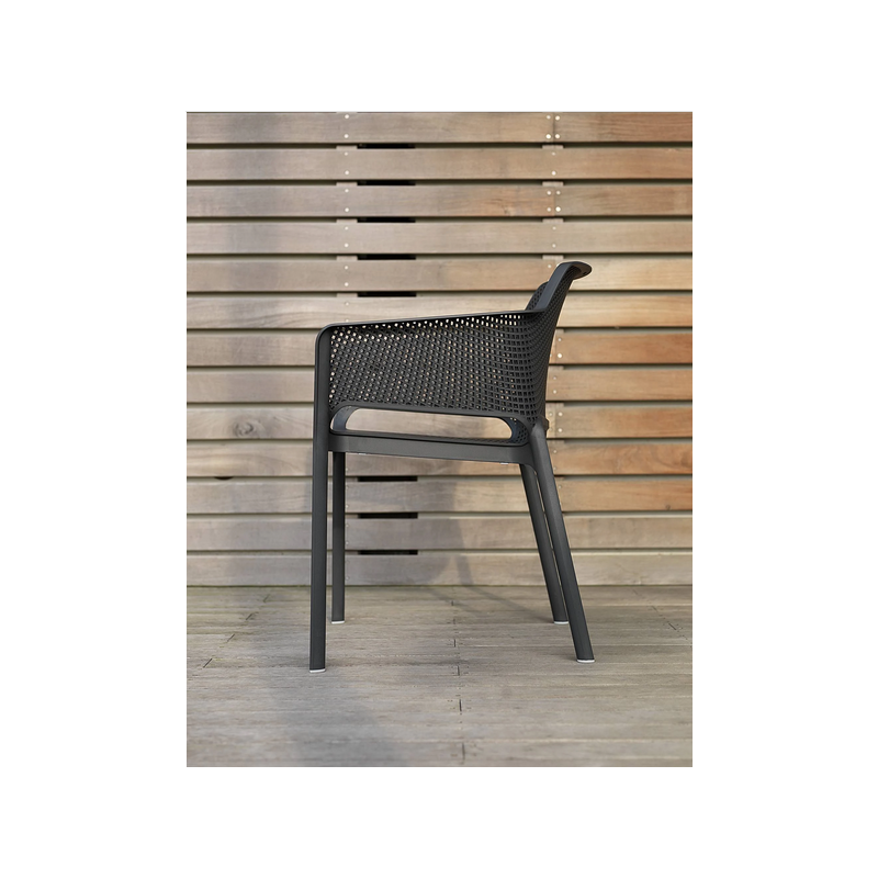 Sedie da esterno Sedia net antracite  403260200006 Sedie da esterno Sedia net antracite  403260200006
