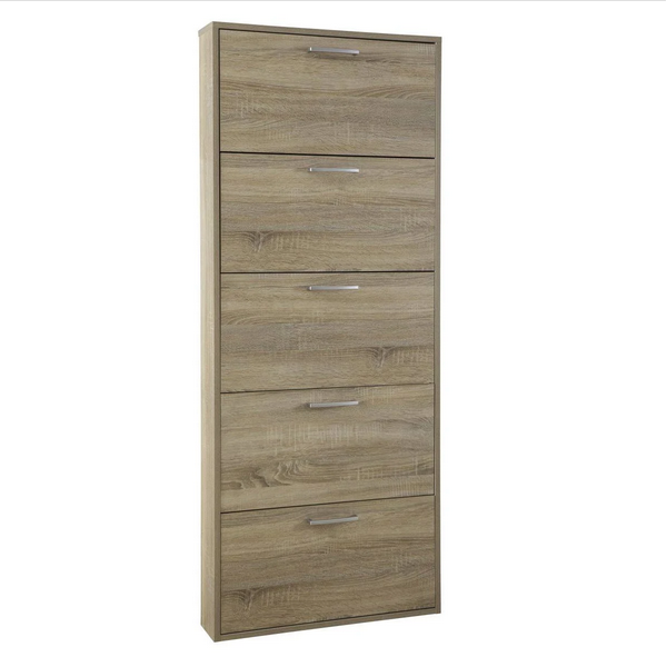 Complementi d'arredo Scarpiera 5 ribalte rovere sc1307k50106