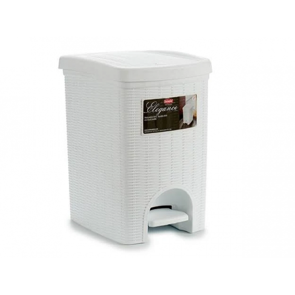 Pattumiere Pattumiera elegance bianco 20lt