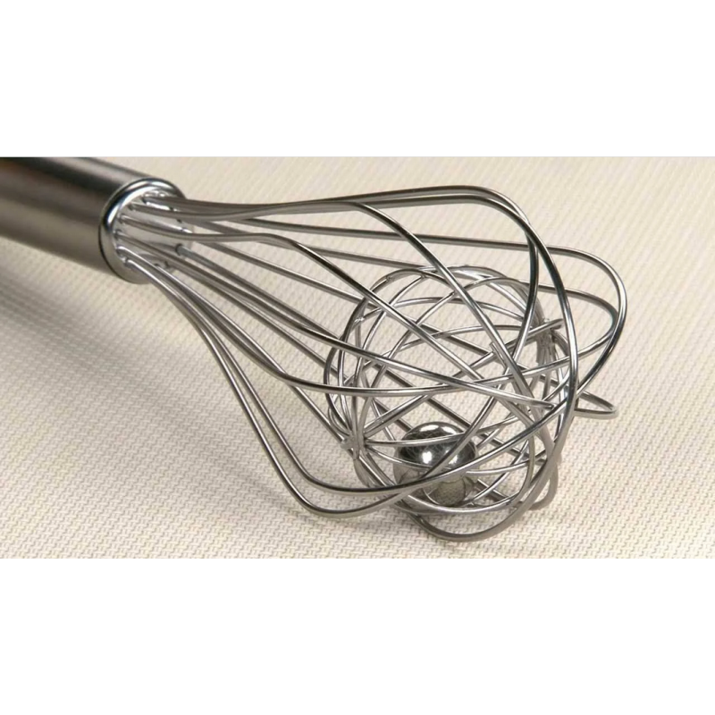 Utensili da cucina Frusta con sfera in acciaio inox 25 cm Utensili da cucina Frusta con sfera in acciaio inox 25 cm