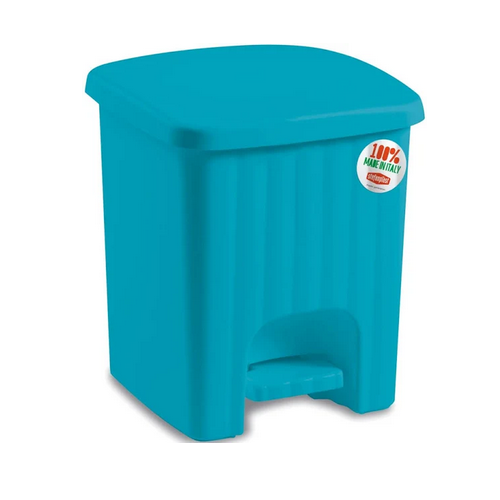 Accessori bagno Minipattumiera pedalina blu